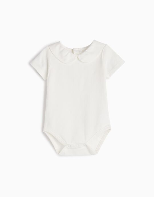 Comprar Online Body com Gola Peter Pan, Recém-Nascido, Branco 