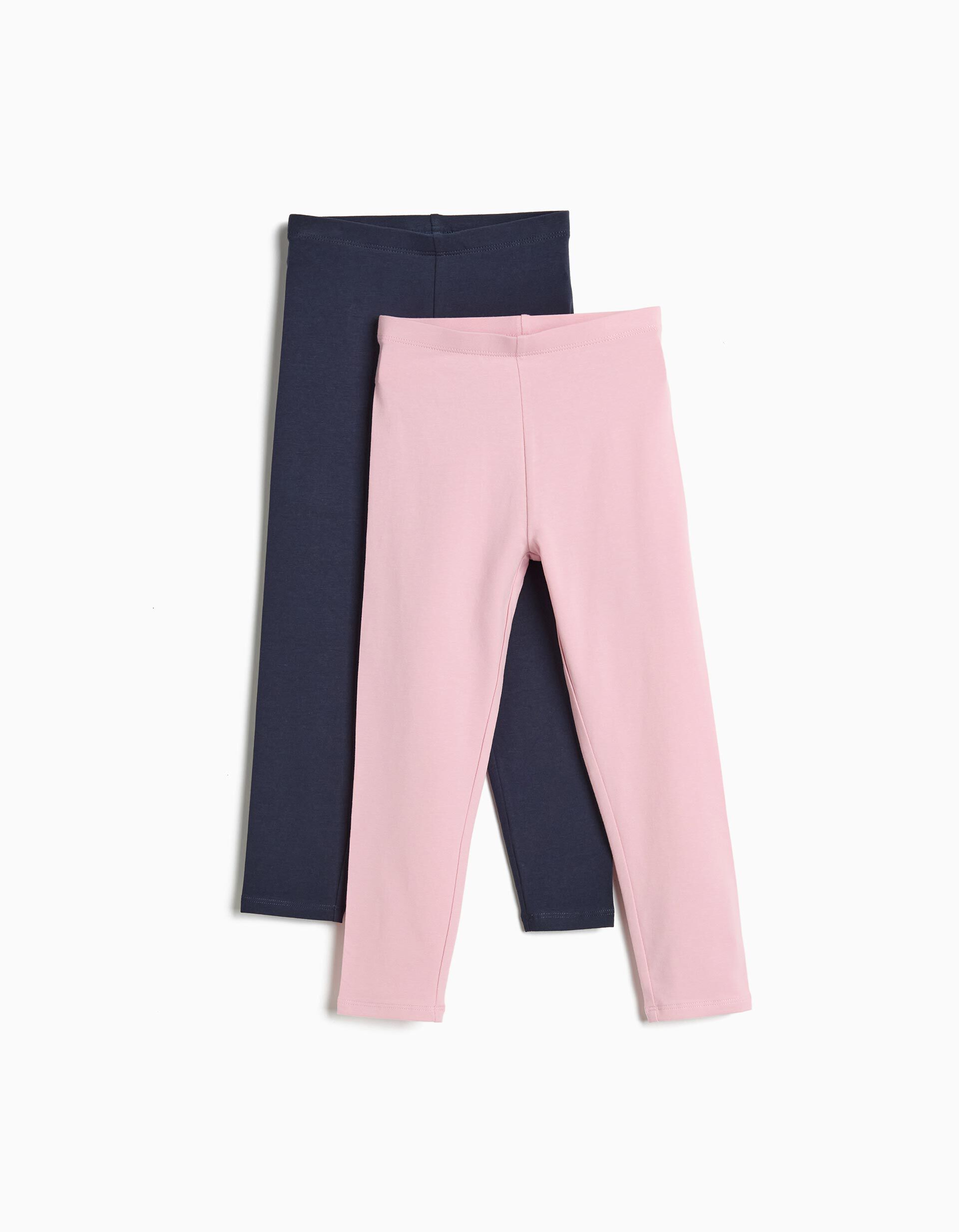 Comprar Online Pack 2 Leggings, Menina, Azul Escuro