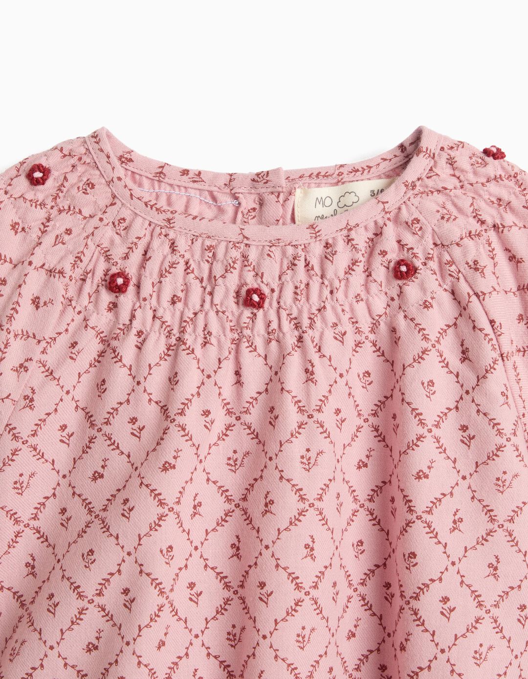 Fofo Estampado, Rec&eacute;m-Nascido, Rosa Claro