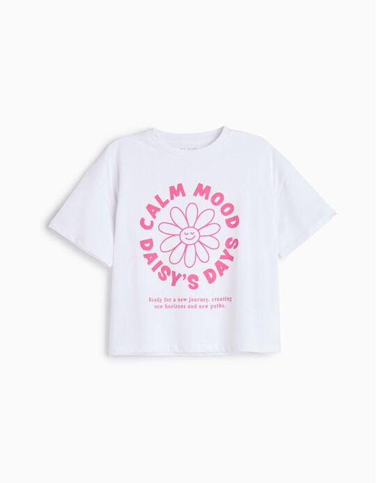 Comprar Online T-shirt Estampado, Menina, Branco
