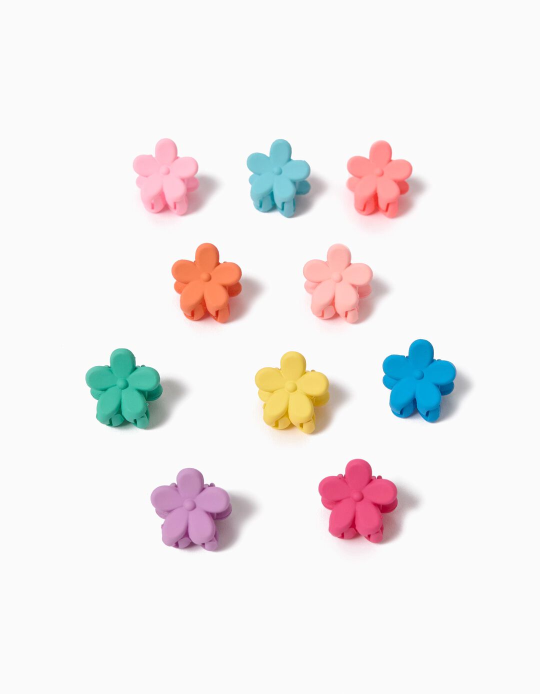 Pack 10 Mini Molas de Cabelo, Menina, Multicor