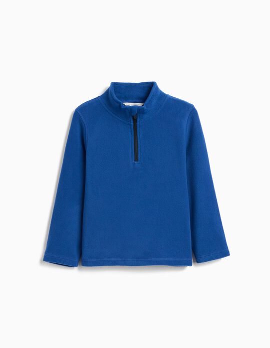 Comprar Online Camisola Polar com Fecho, Menino, Cinzento