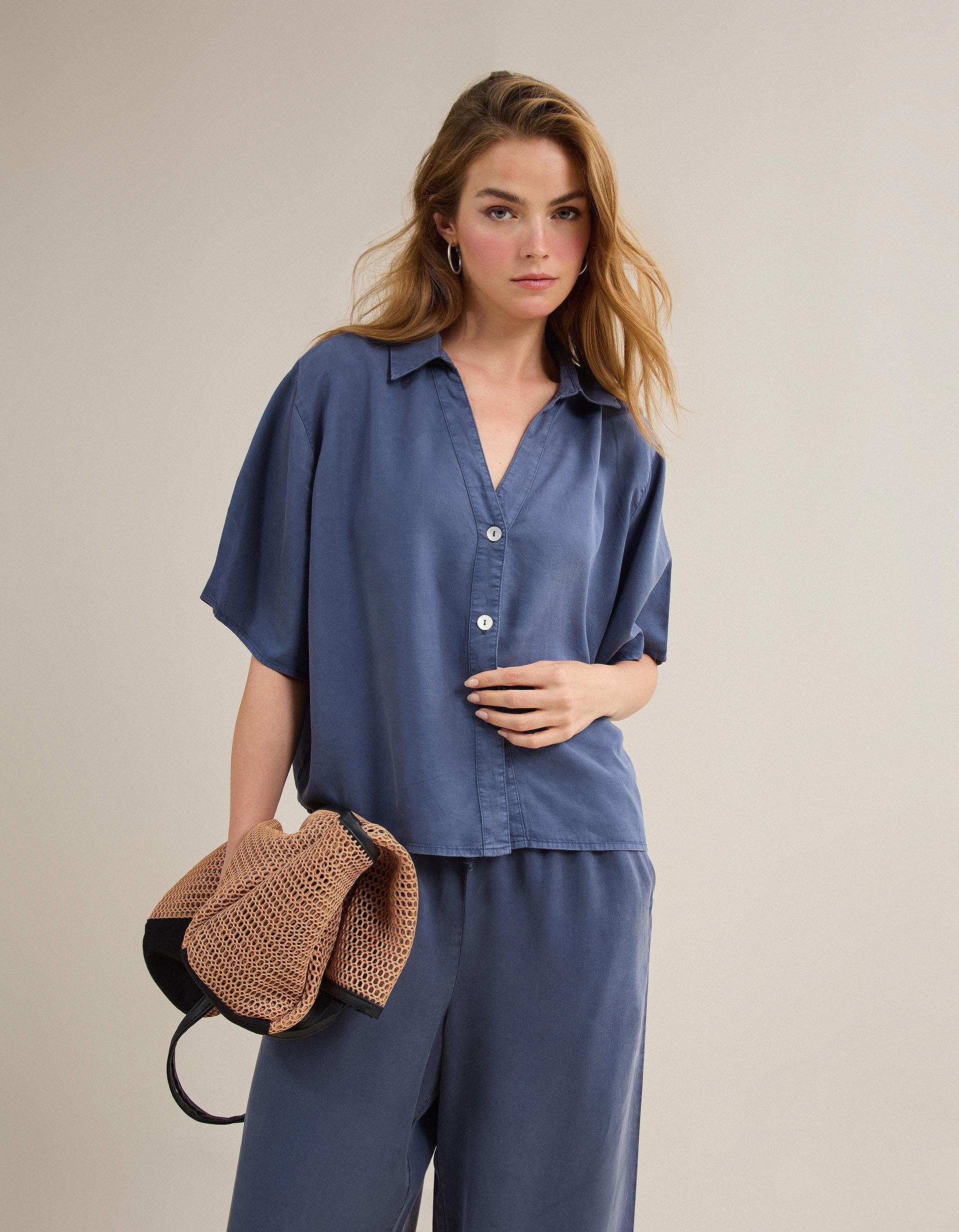 Comprar Online Camisa Liocel, Mulher, Azul