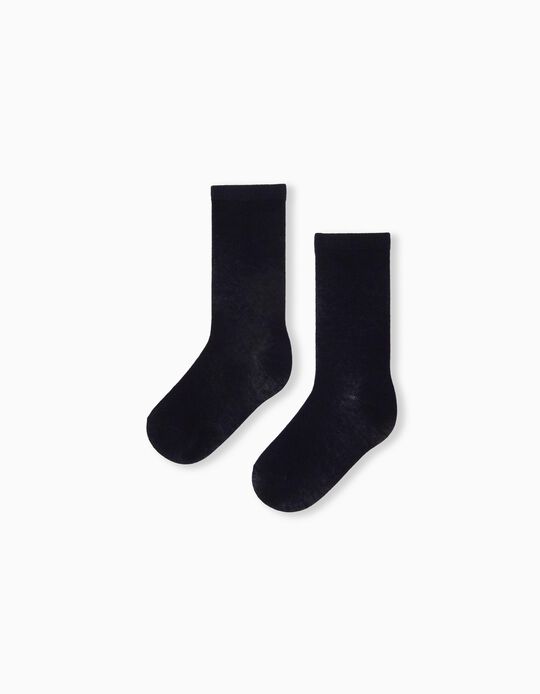 Comprar Online Pack 2 Pares de Meias, Menino, Azul Escuro