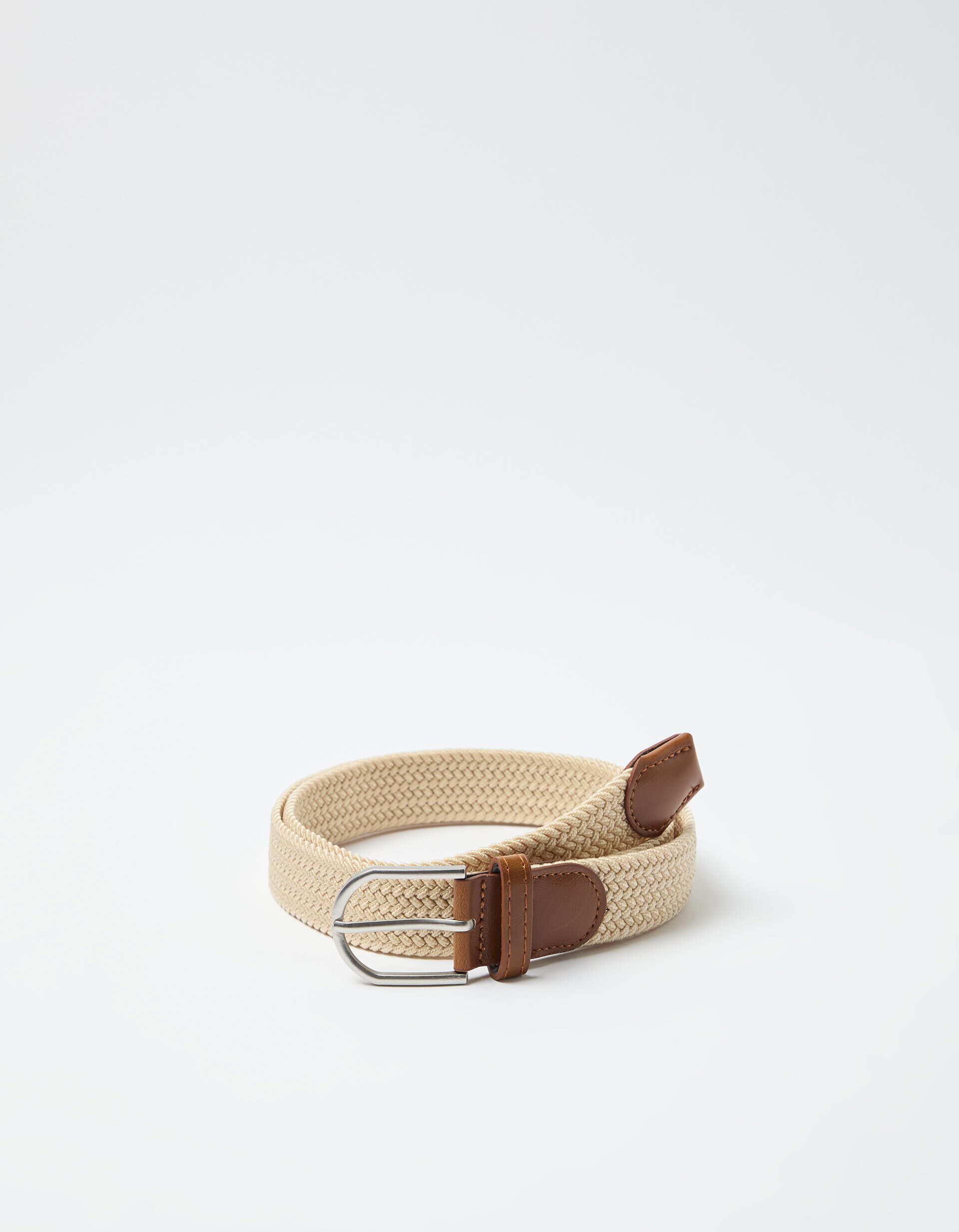 Comprar Online Cinto El&aacute;stico, Homem, Bege