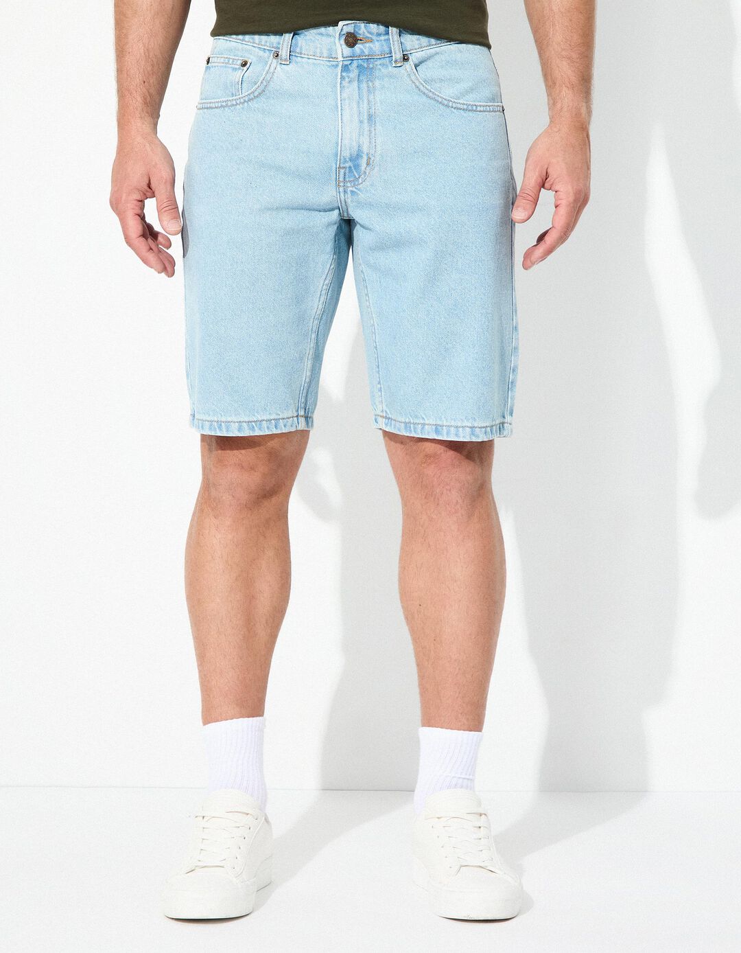 Calções de Ganga, Homem, Azul Claro