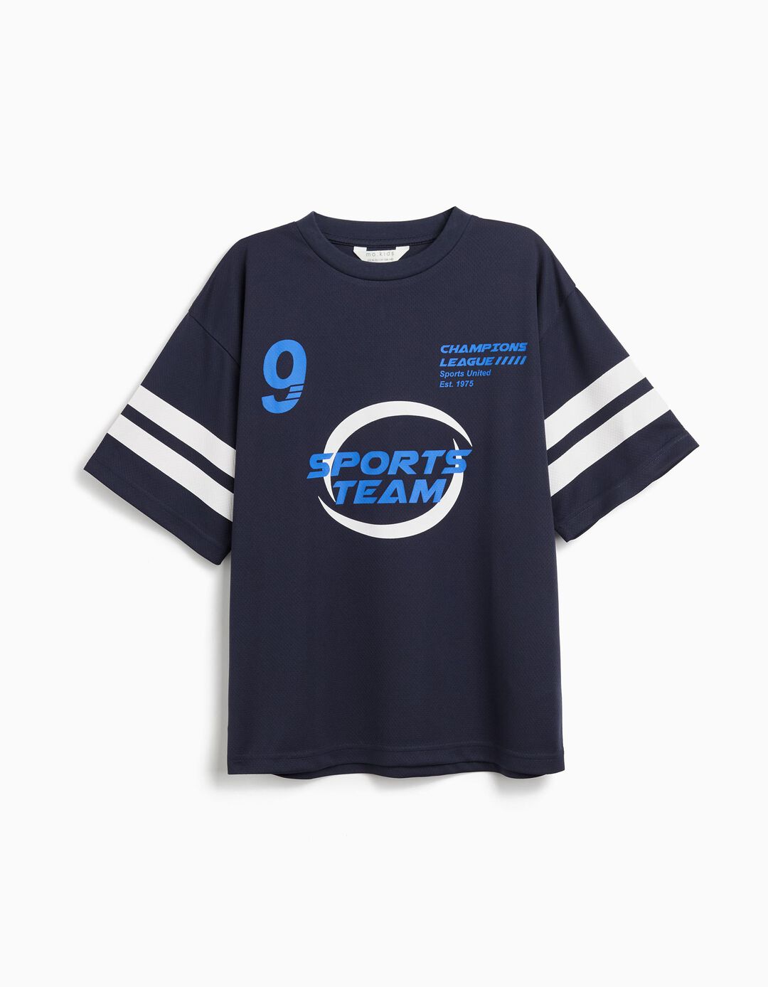 T-shirt Loose, Menino, Azul Escuro