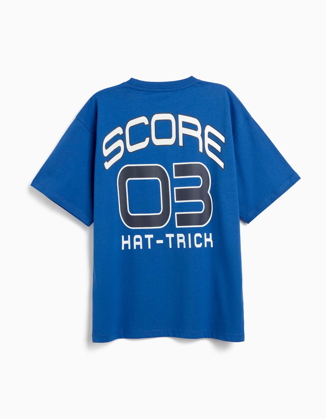 T-shirt Print, Menino, Azul  