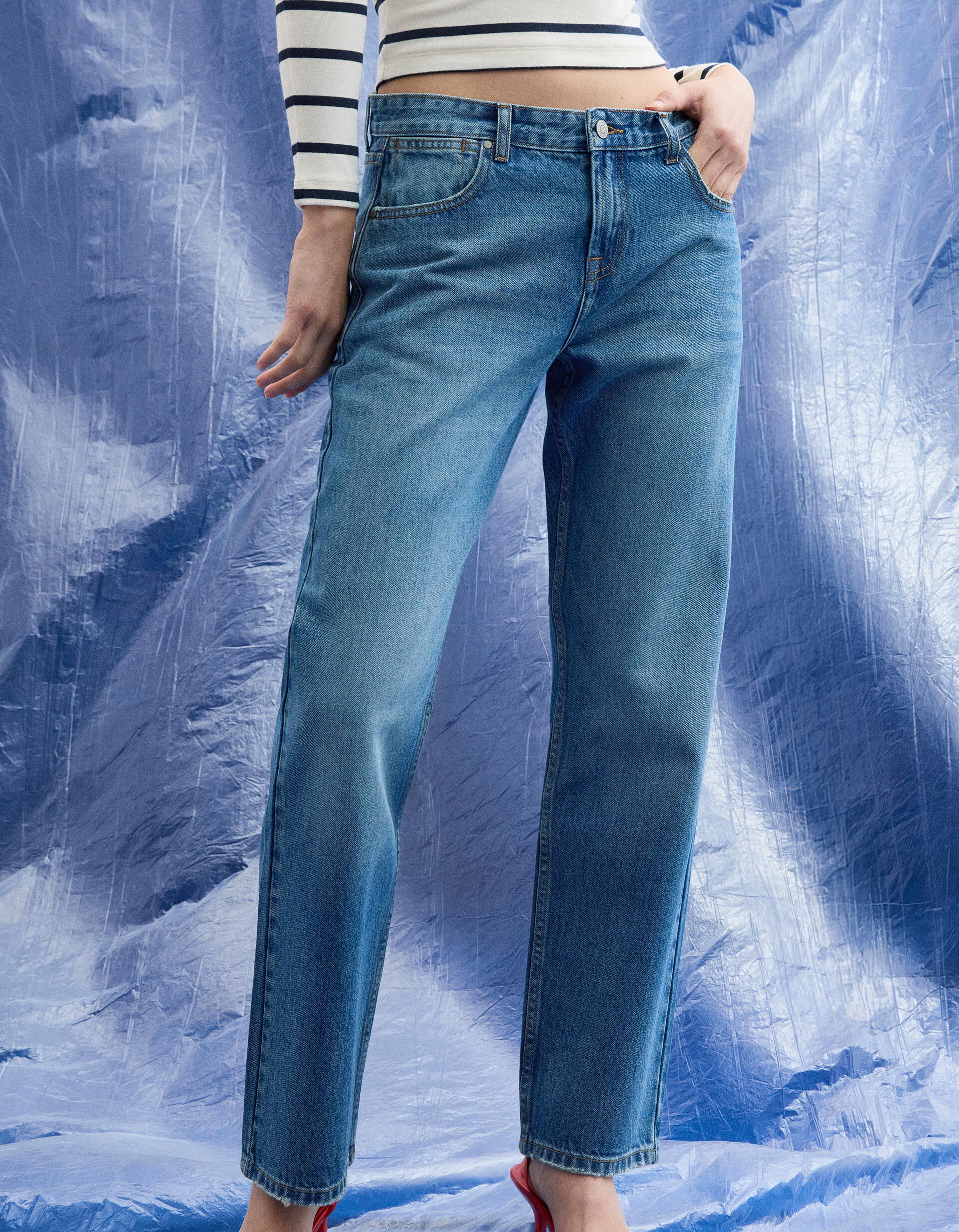 Comprar Online Cal&ccedil;as de Ganga 'Straight Fit', Mulher, Azul