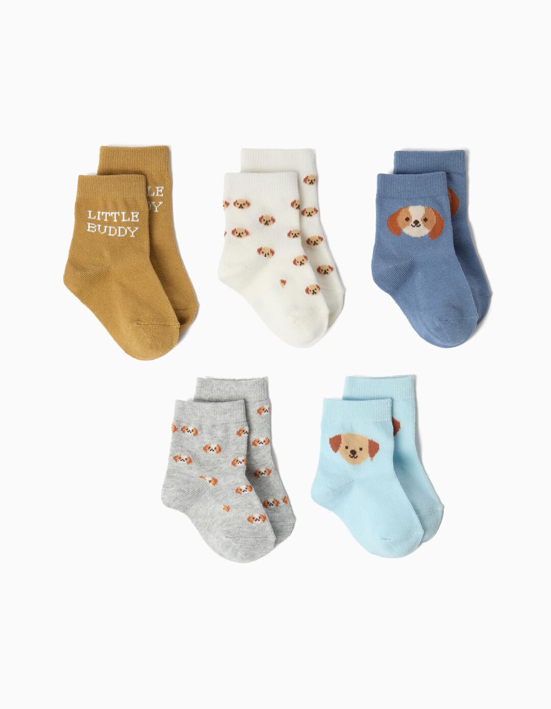 Pack 5 Pares De Meias Tornozelo, Menino, Multicolor