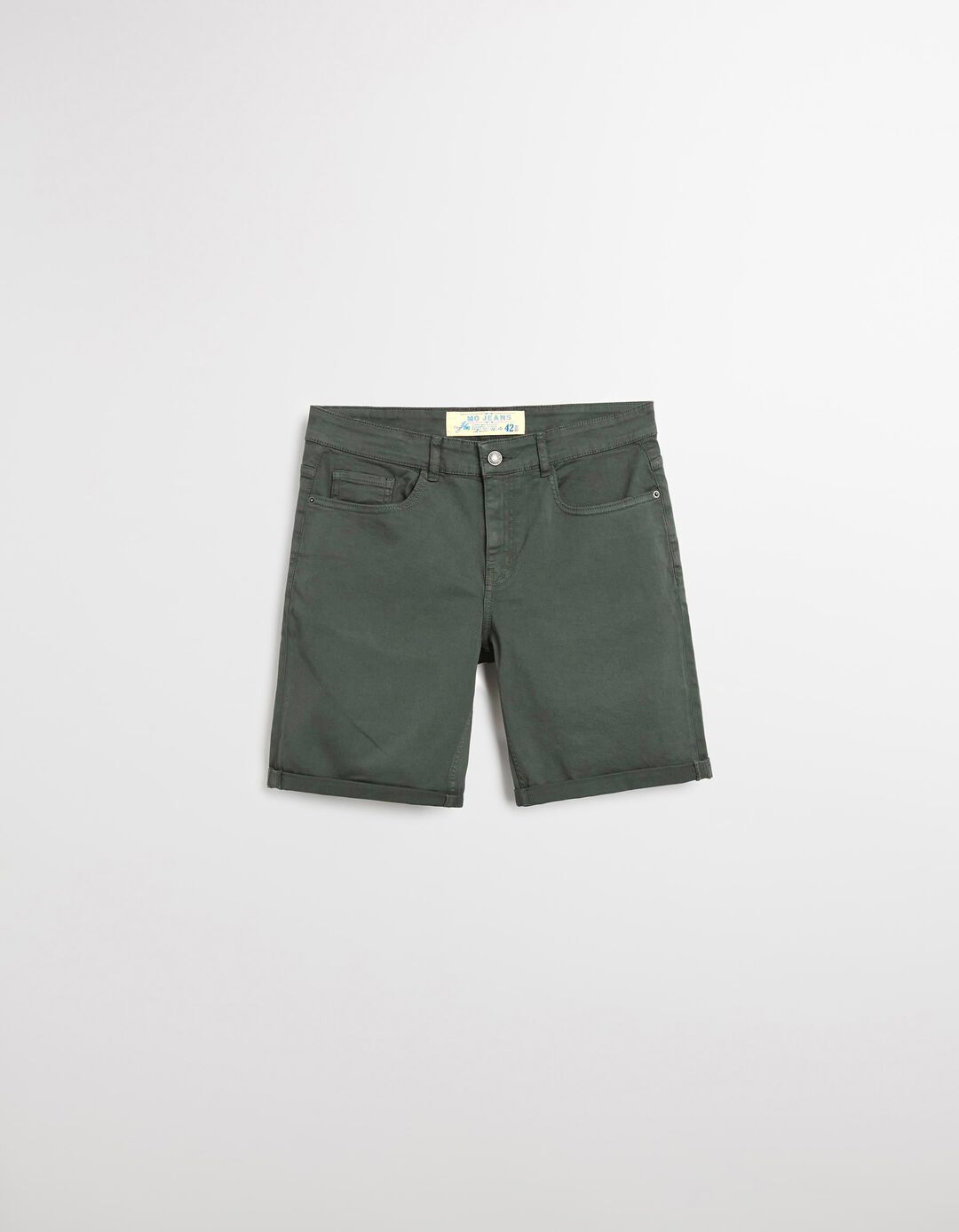 Calções 'Slim fit', Homem, Verde Escuro