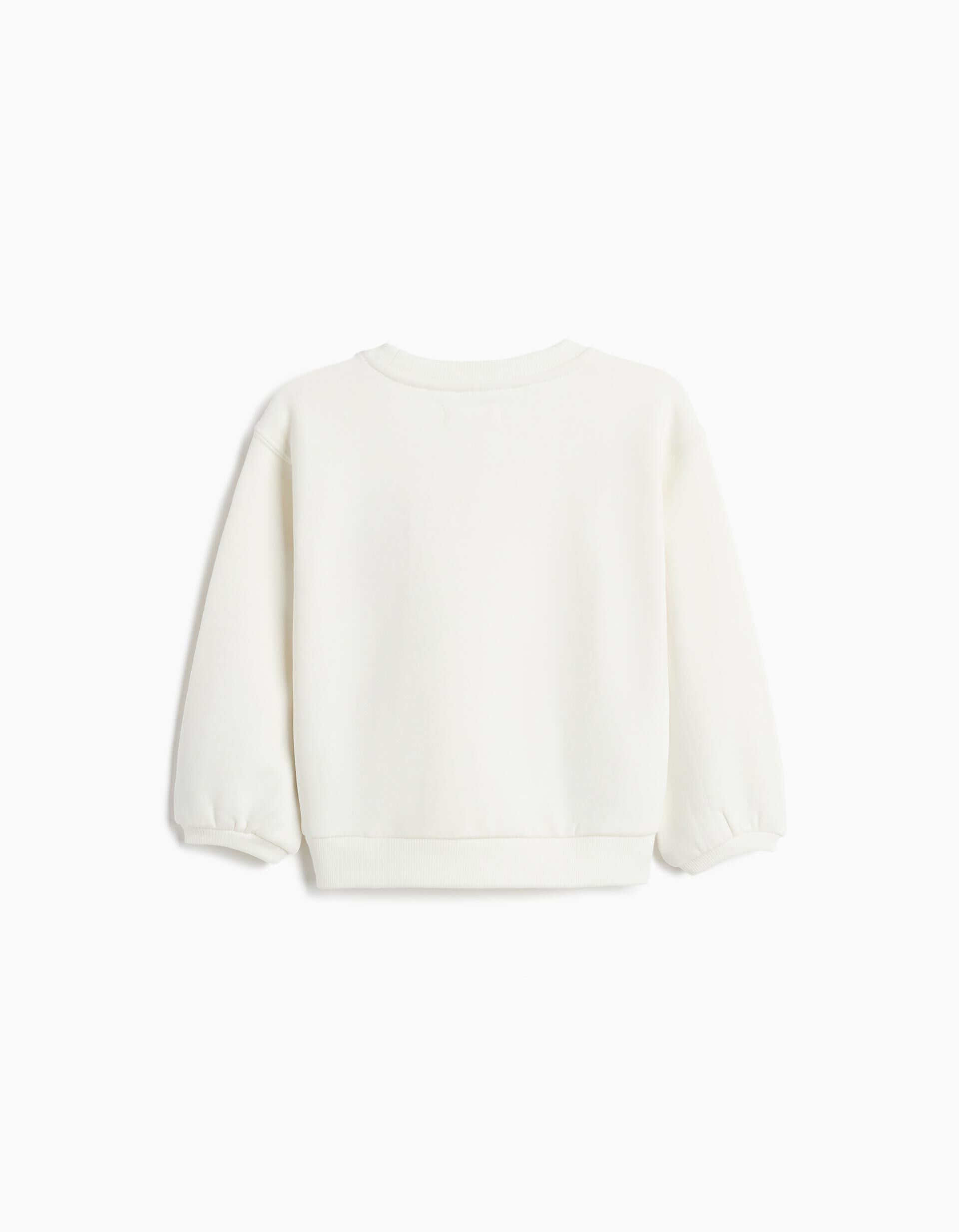 Comprar Online Sweatshirt De Felpa Estampada, Menina, Branco