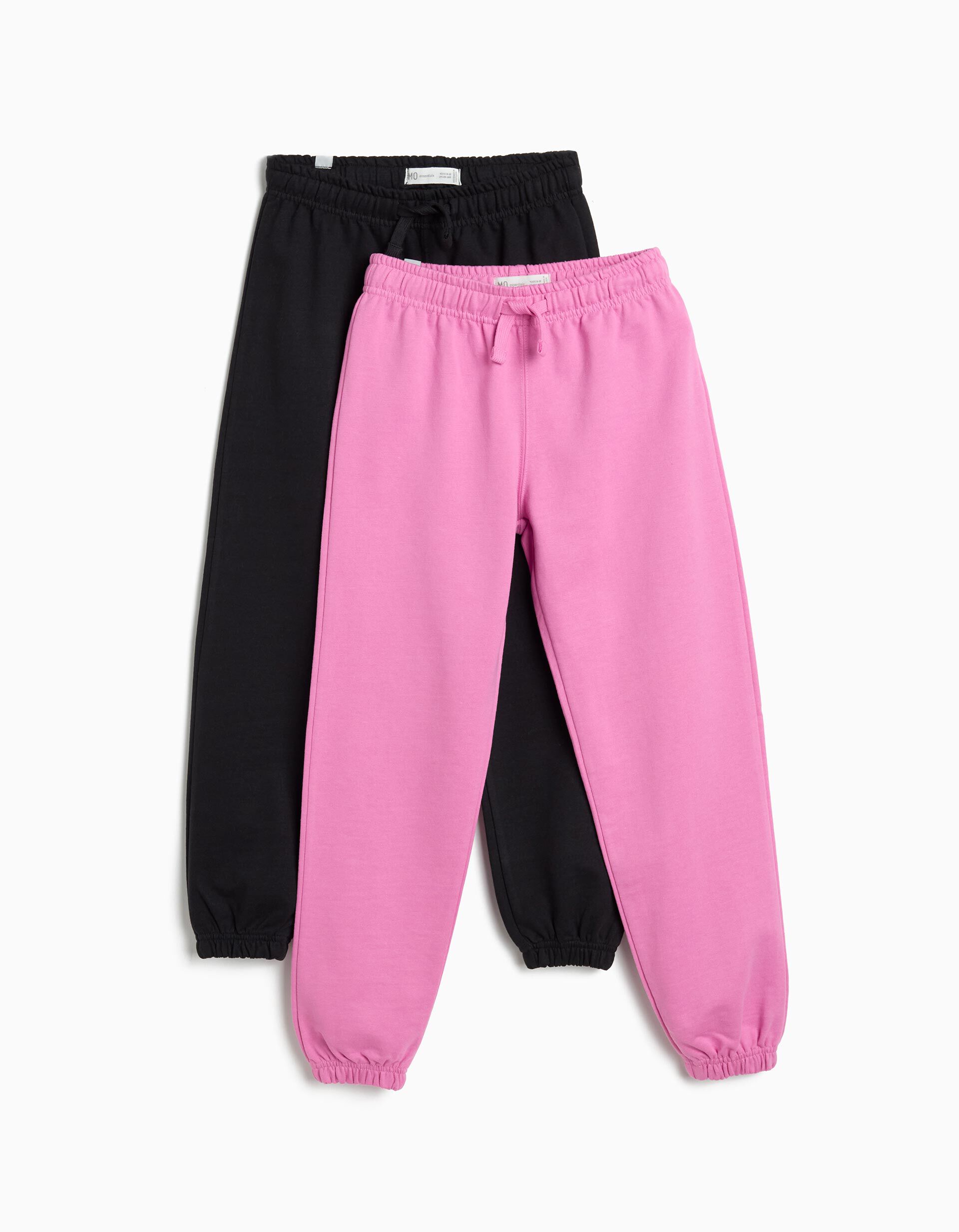 Comprar Online Pack 2 Joggers de Felpa, Menina, Rosa