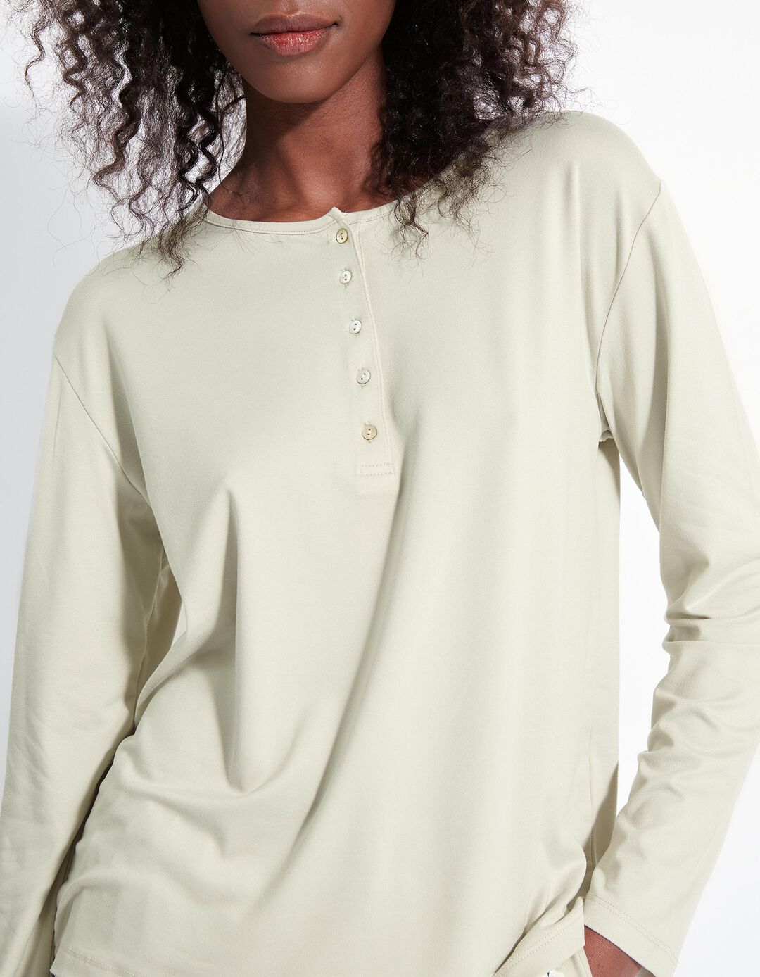 Pijama Jersey, Mulher, Verde Claro
