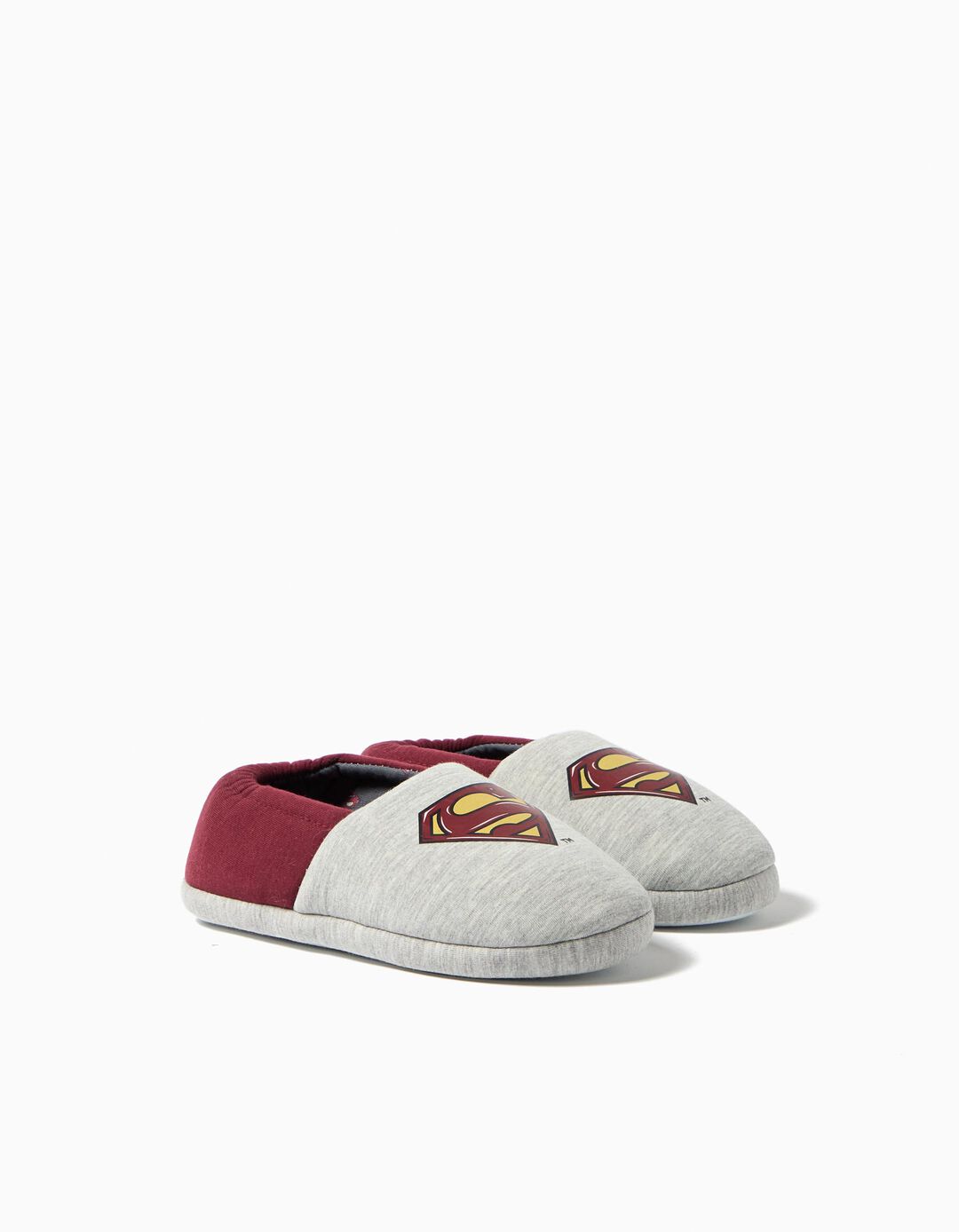 Pantufas 'Superman', Menino, Cinzento