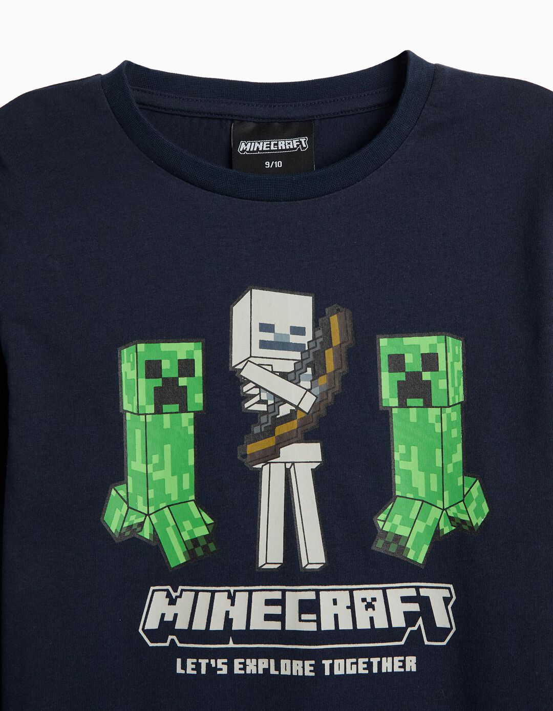 Pijama Jersey 'Minecraft', Menino, Azul Escuro