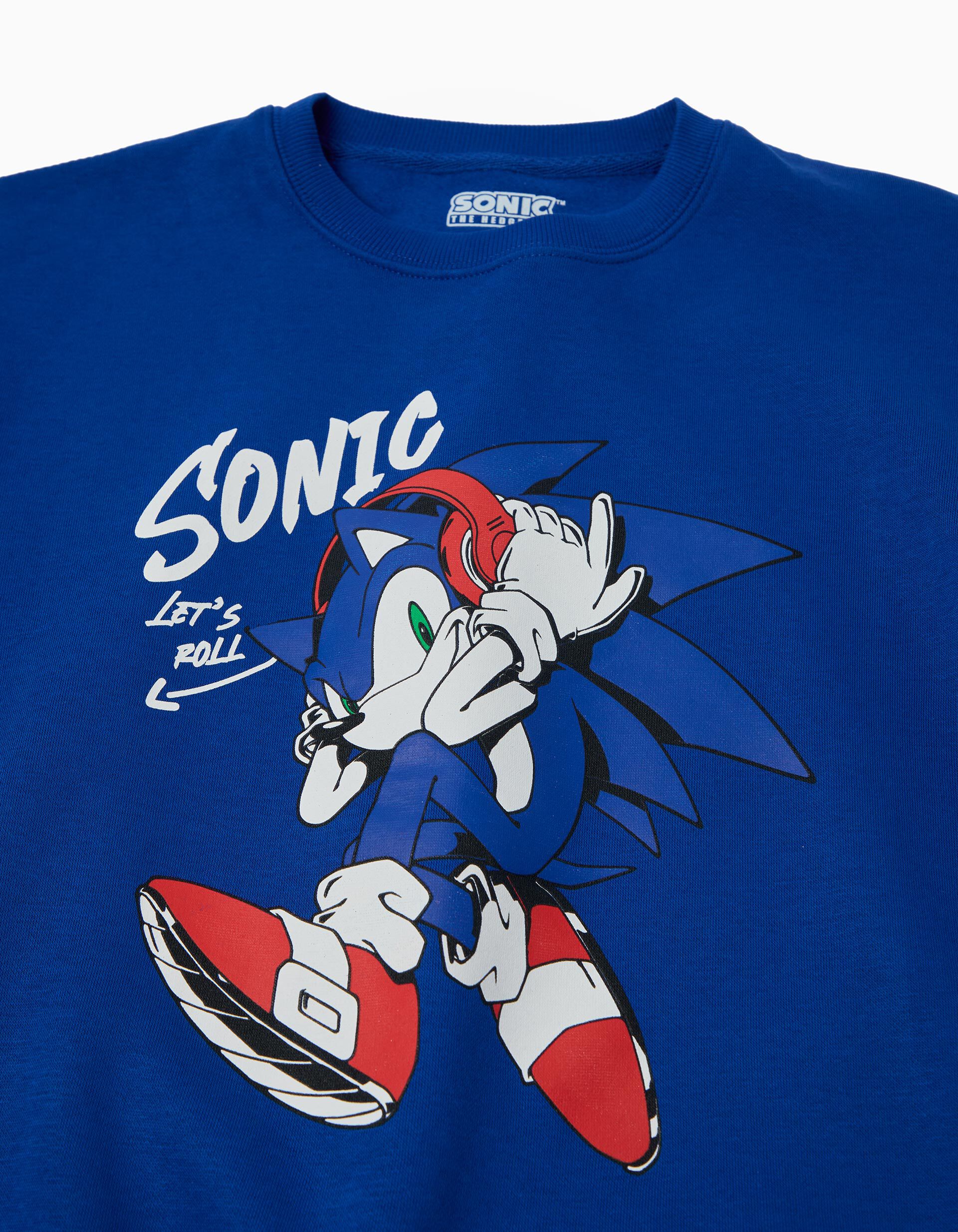 Comprar Online Sweatshirt 'Sonic', Menino, Azul