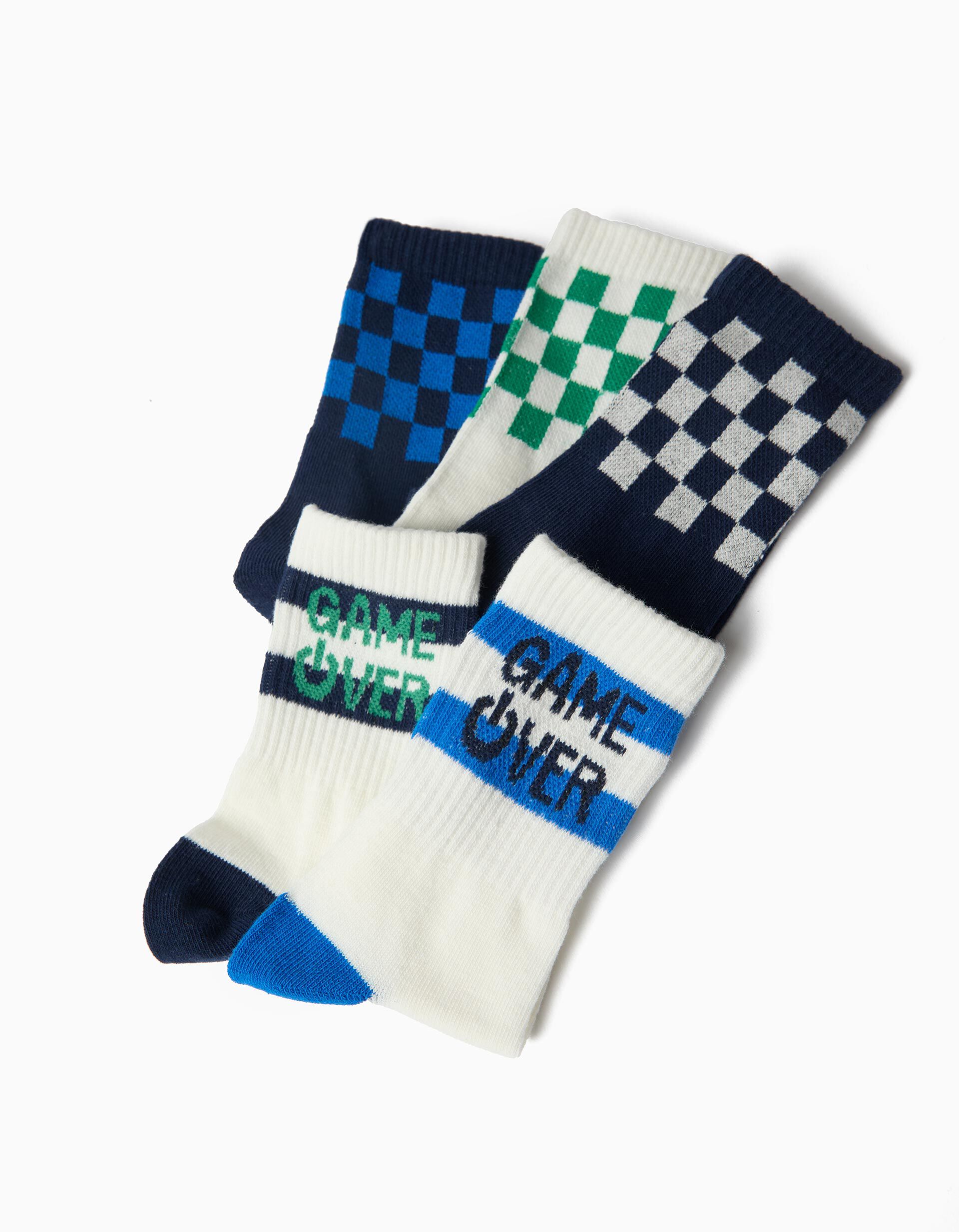 Comprar Online Pack 5 Pares De Meias, Menino, Multicolor