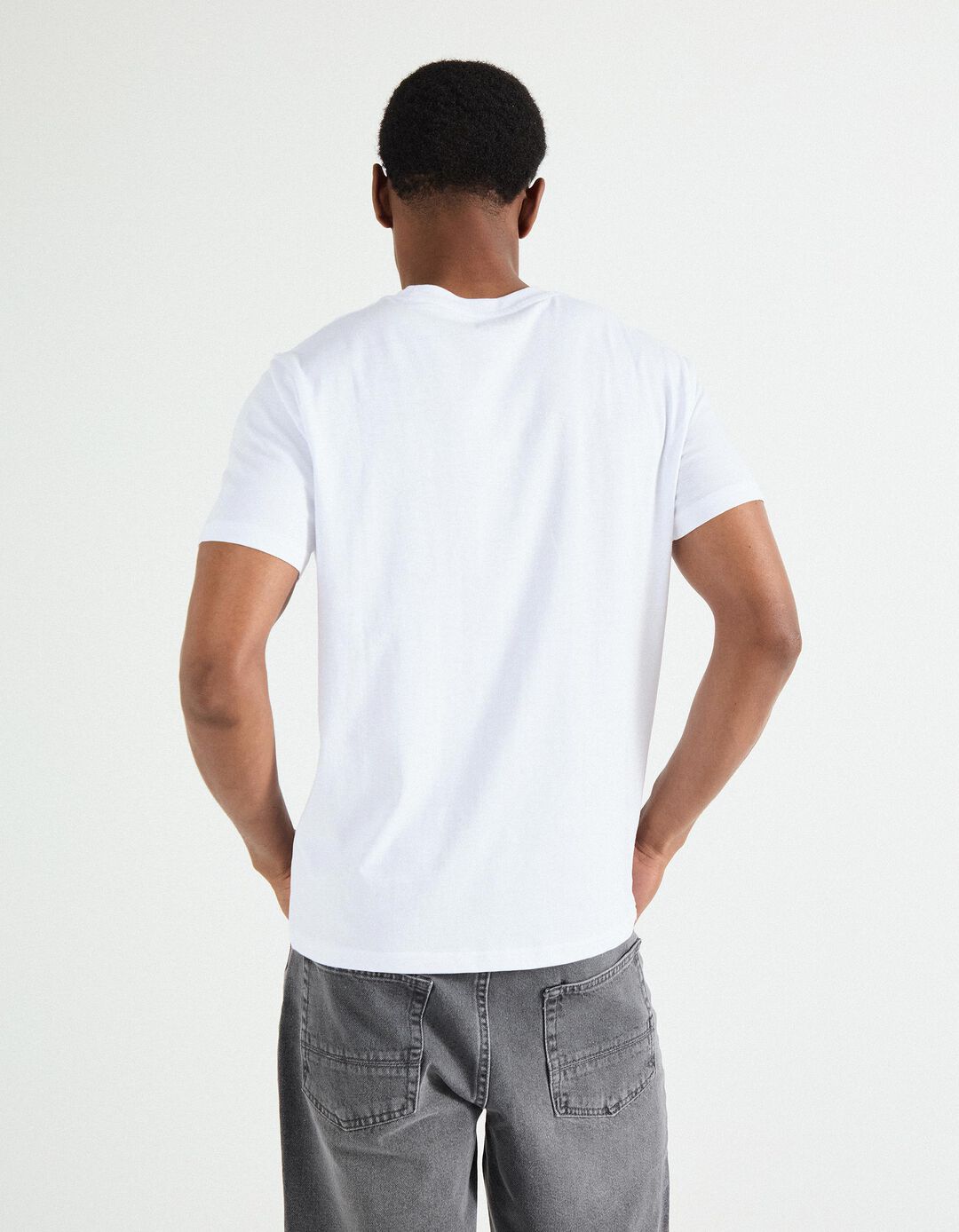 T-shirt Print, Homem, Branco