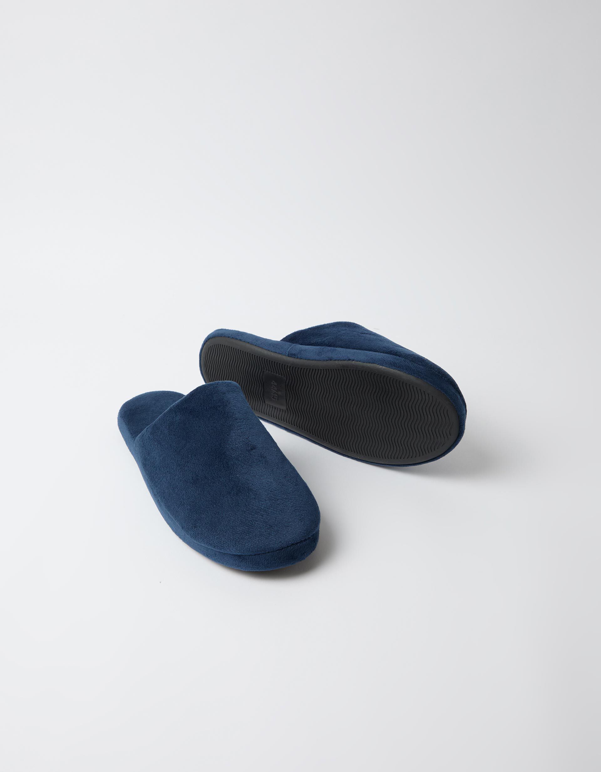Comprar Online Chinelos De Quarto, Homem, Azul Escuro