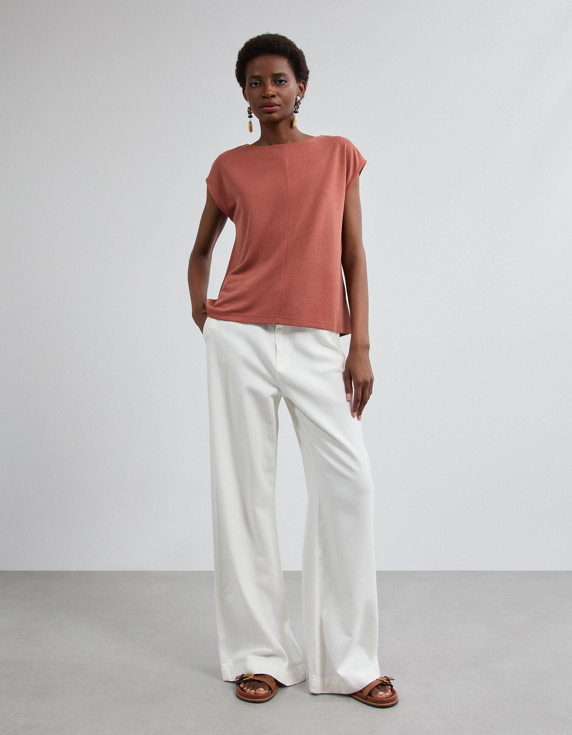 Comprar Online T-shirt Fluida, Mulher, Telha