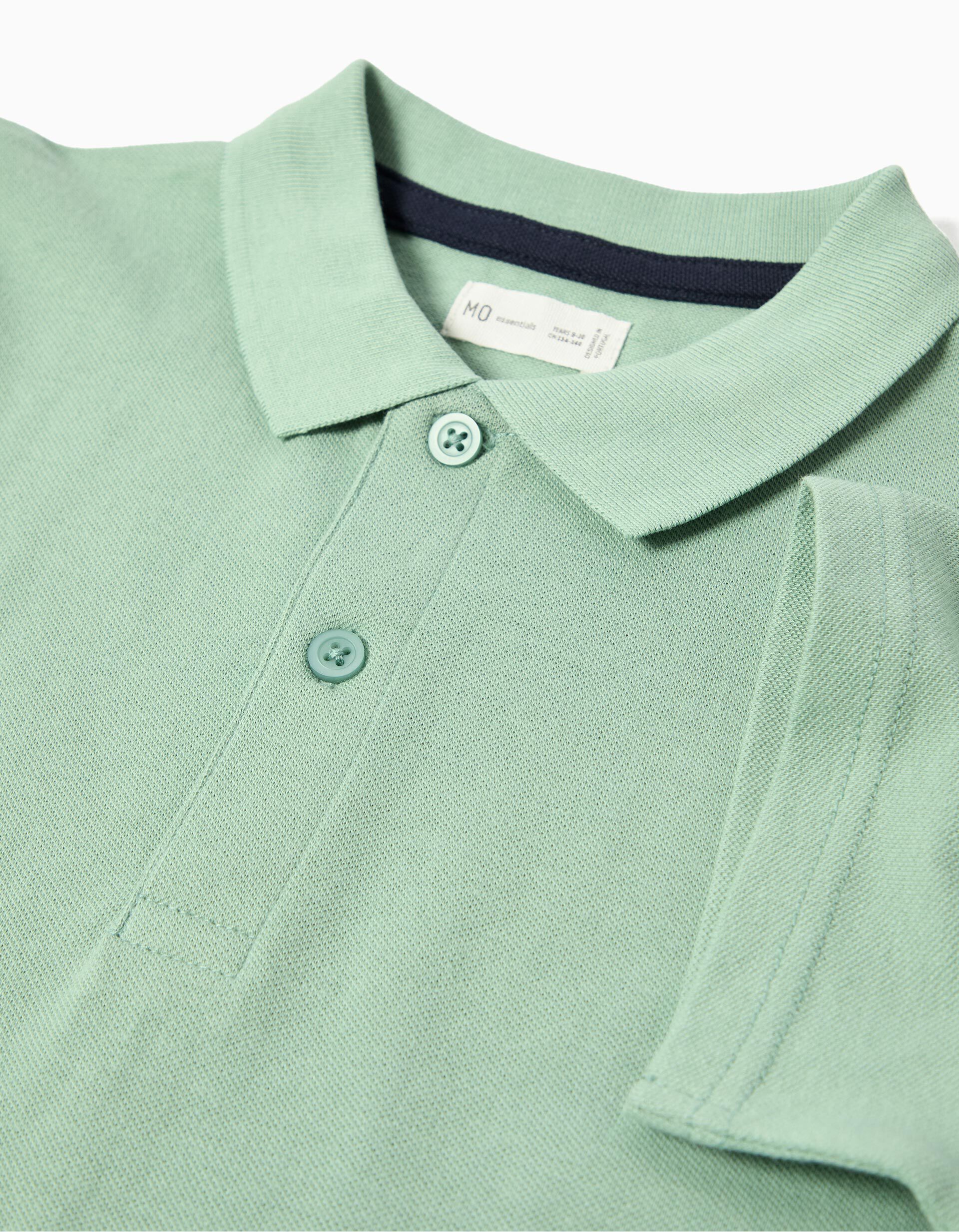 Comprar Online Polo Piquet, Menino, Verde Claro