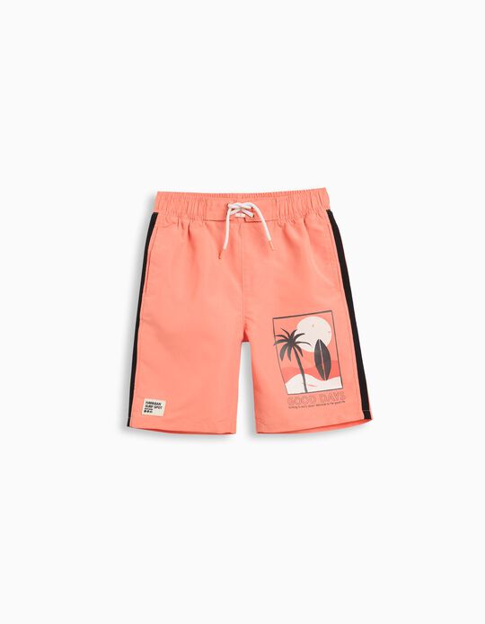 Comprar Online Calções de Banho Print, Menino, Rosa