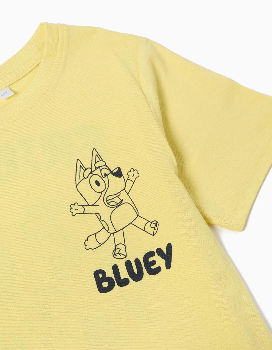 T-shirt 'Bluey', Menino, Amarelo Claro 