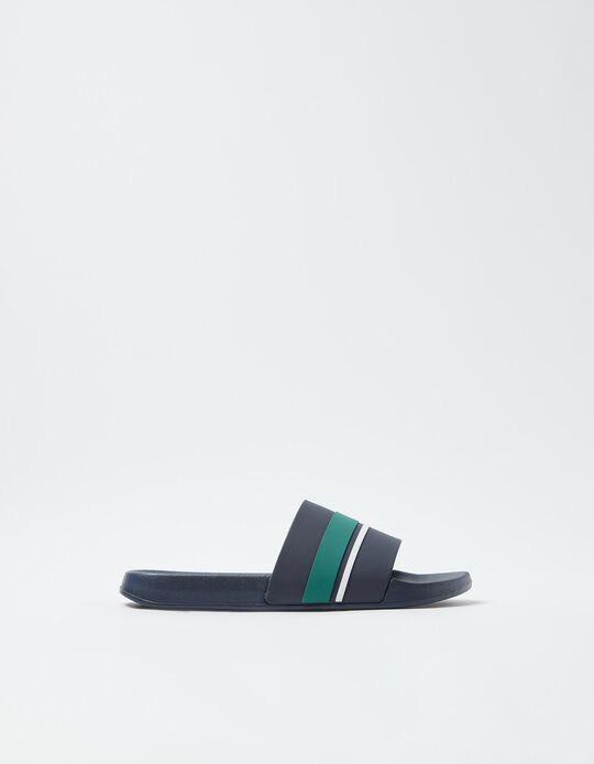 Comprar Online Chinelos 'Slide', Homem, Azul Escuro