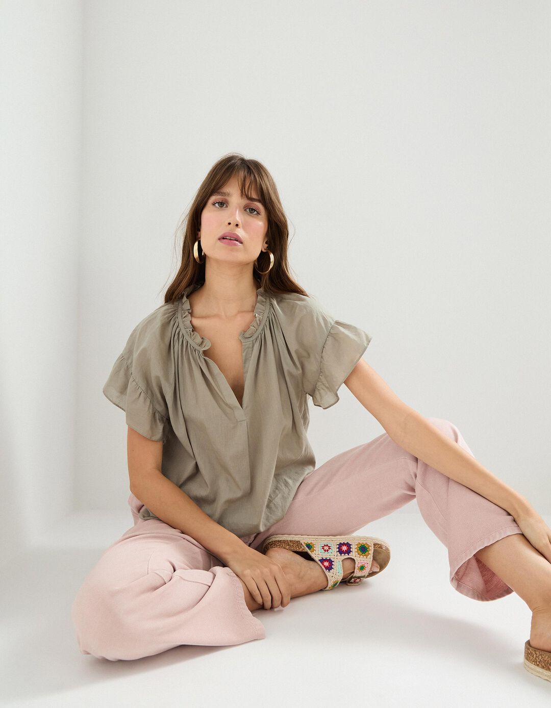 Blusa, Mulher, Verde Claro 