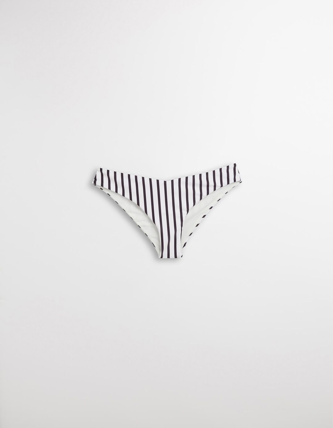 Cuecas de Biquíni com Riscas, Mulher, Branco