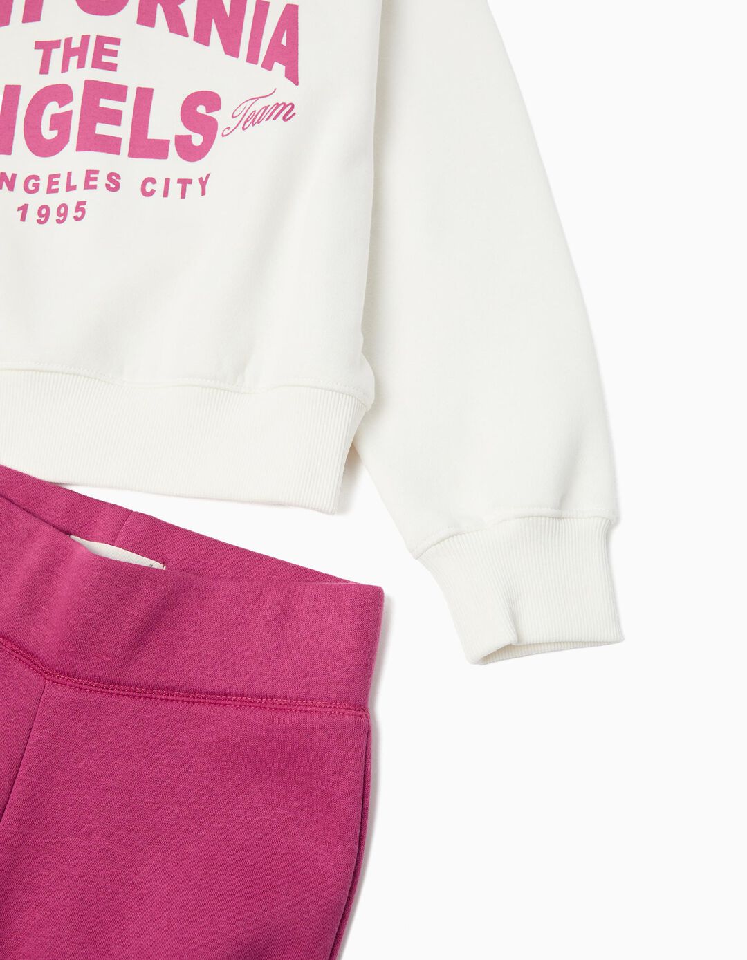 Conjunto de Jogging, Menina, Rosa Escuro