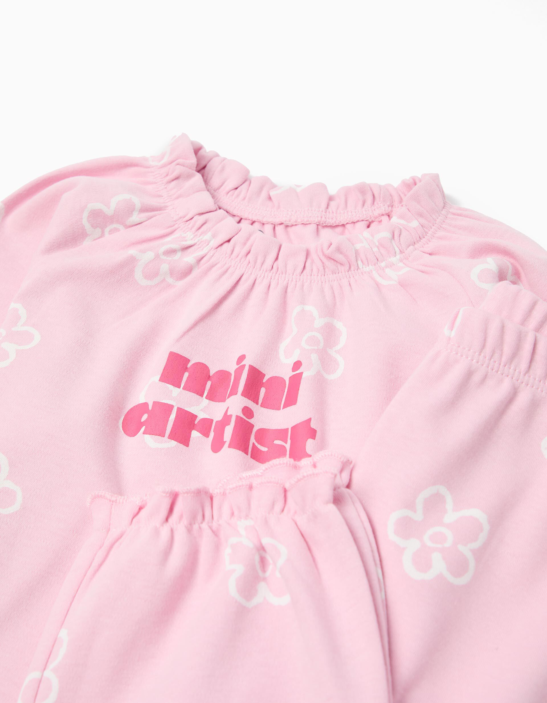 Comprar Online Pijama Flores, Menina, Rosa Claro 
