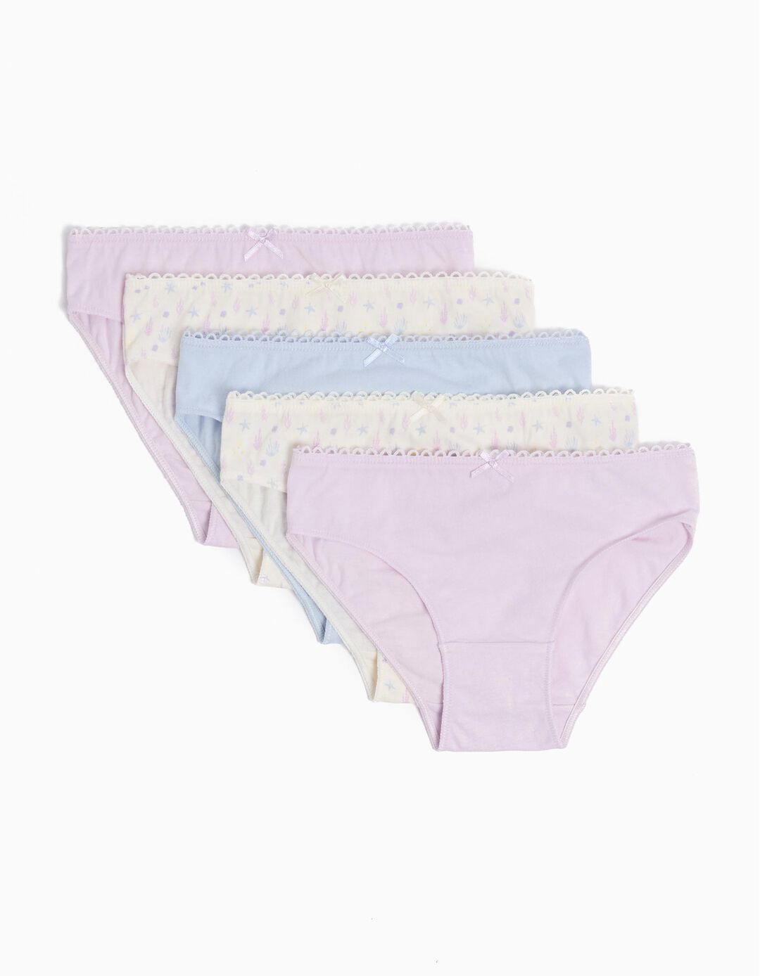 Pack 5 Cuecas, Menina, Multicor