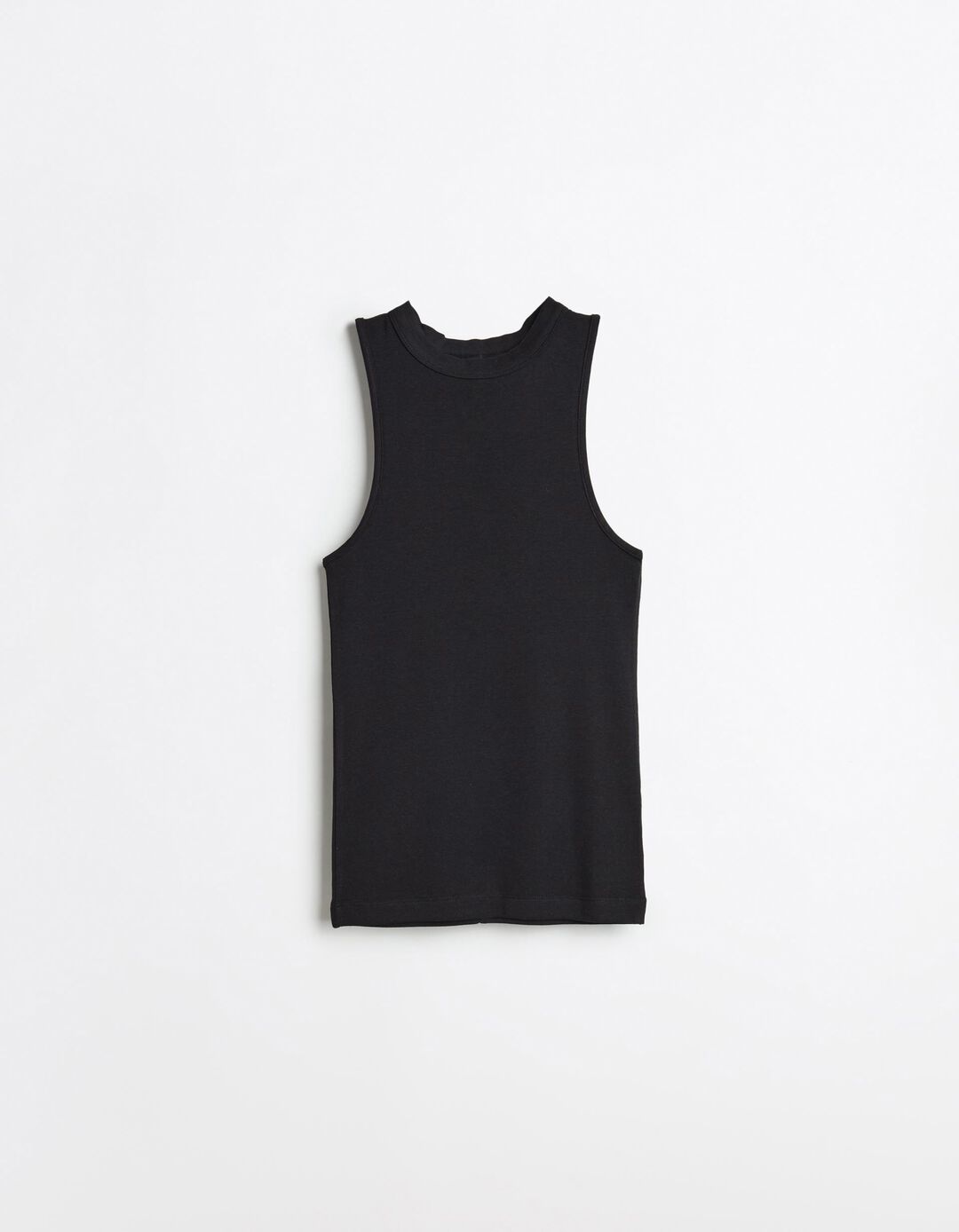 Tank Top com Modal, Mulher, Preto