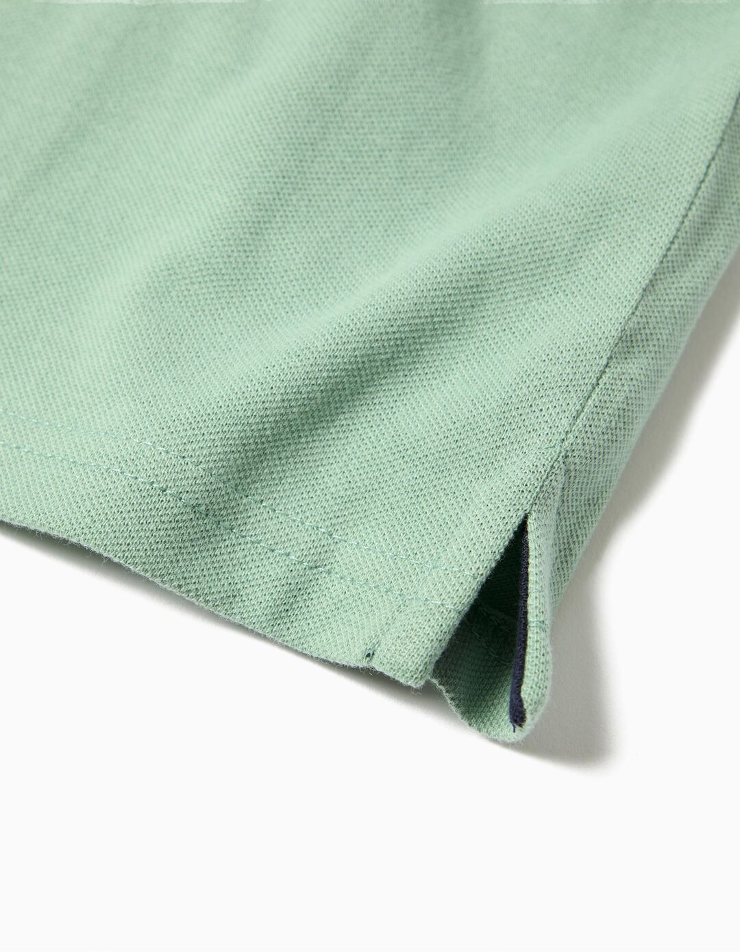 Polo Piquet, Menino, Verde Claro