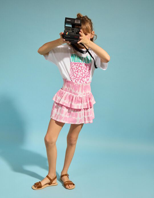 Comprar Online Saia-calção, Menina, Rosa 