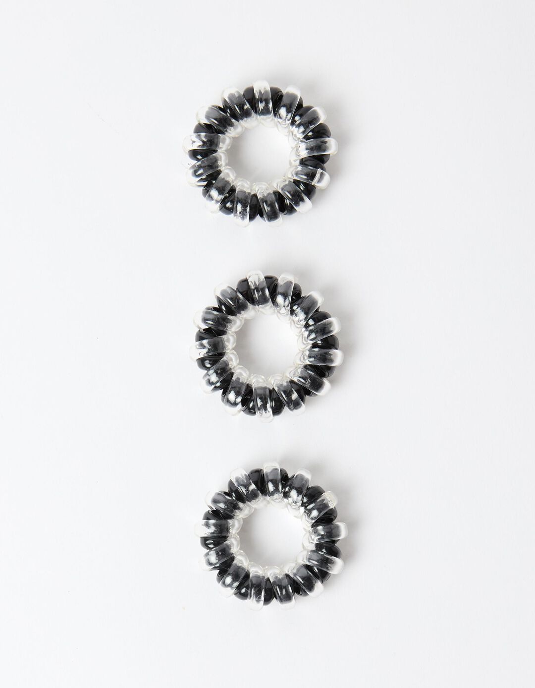 Pack 3 El&aacute;sticos de Cabelo, Mulher, Preto