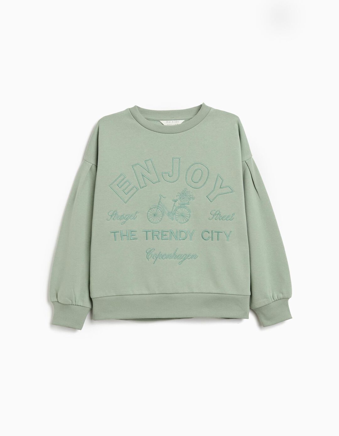 Sweatshirt de Felpa, Menina, Verde