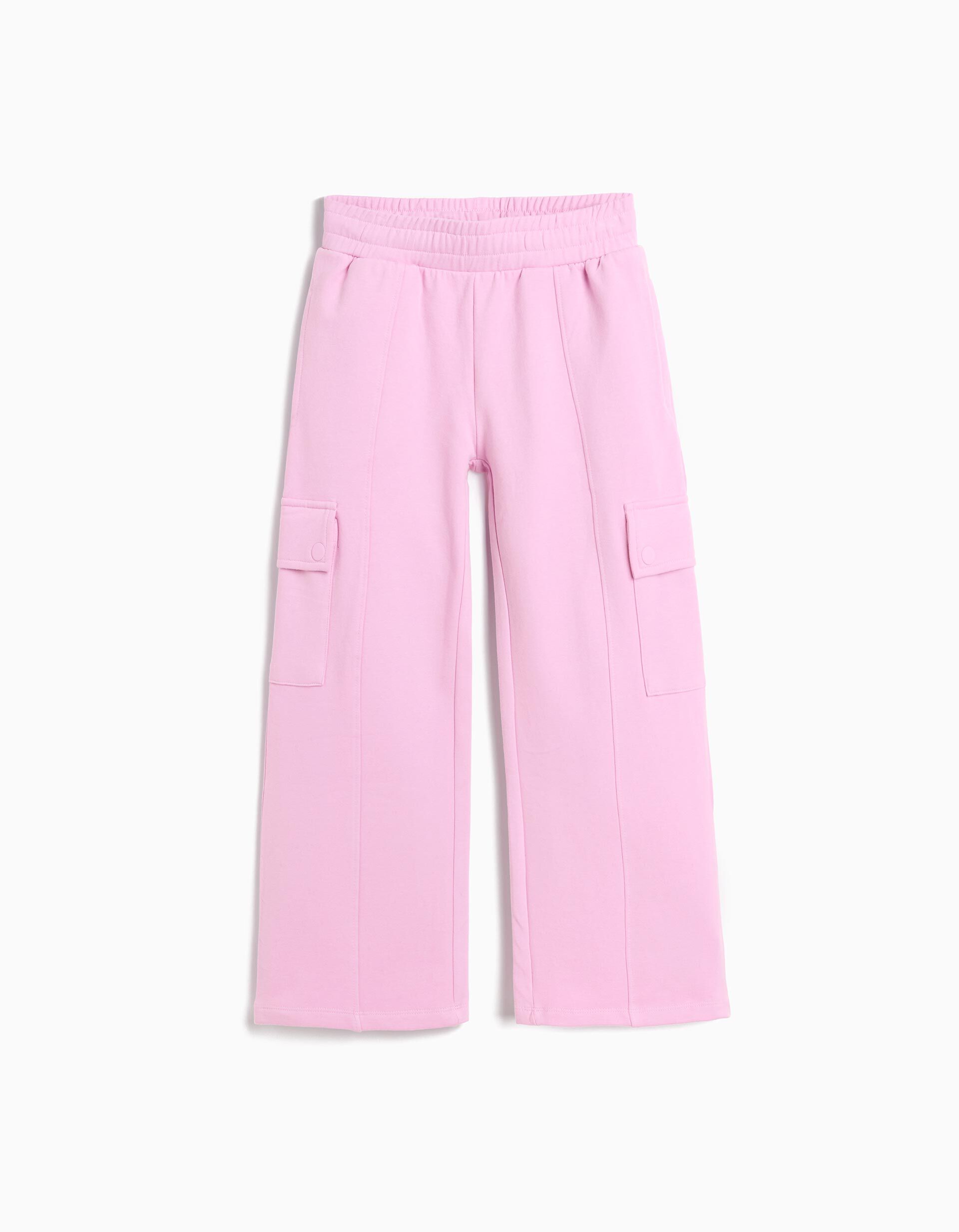 Comprar Online Cal&ccedil;as Cargo, Menina, Rosa Claro