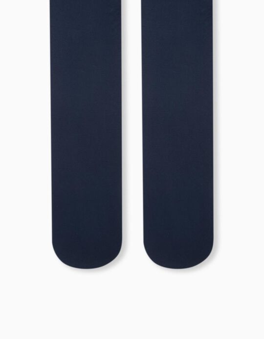 Comprar Online Pack 2 Pares de Collants, Menina, Azul Escuro