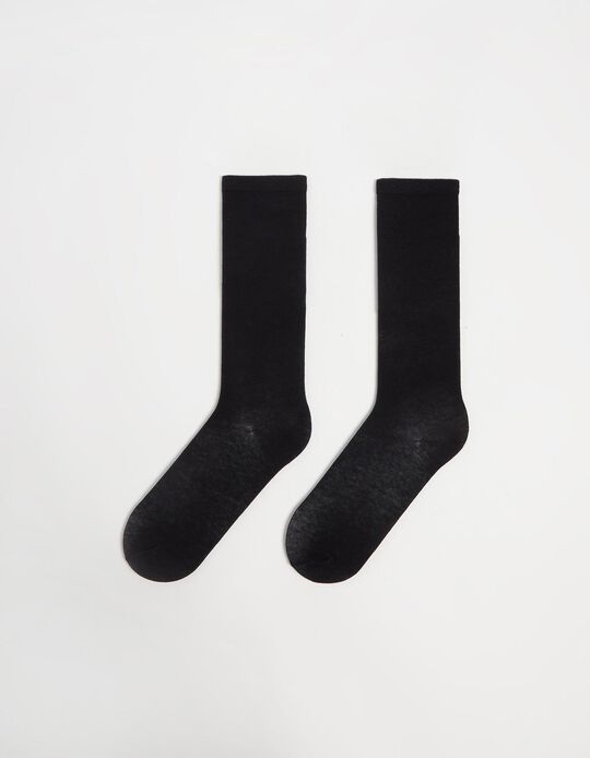 Comprar Online Meias Altas, Mulher, Preto