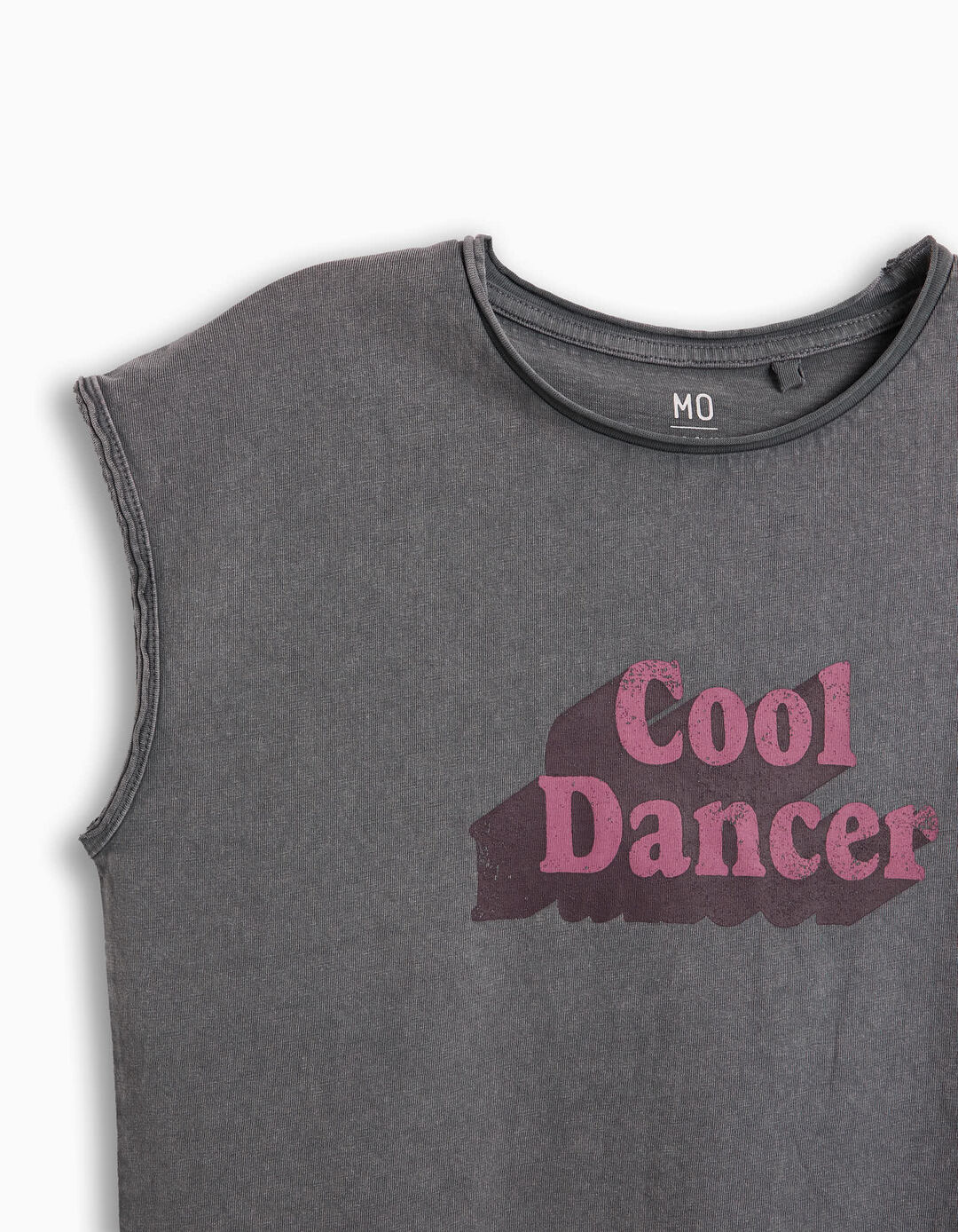 T-shirt Estampada, Menina, Cinzento 
