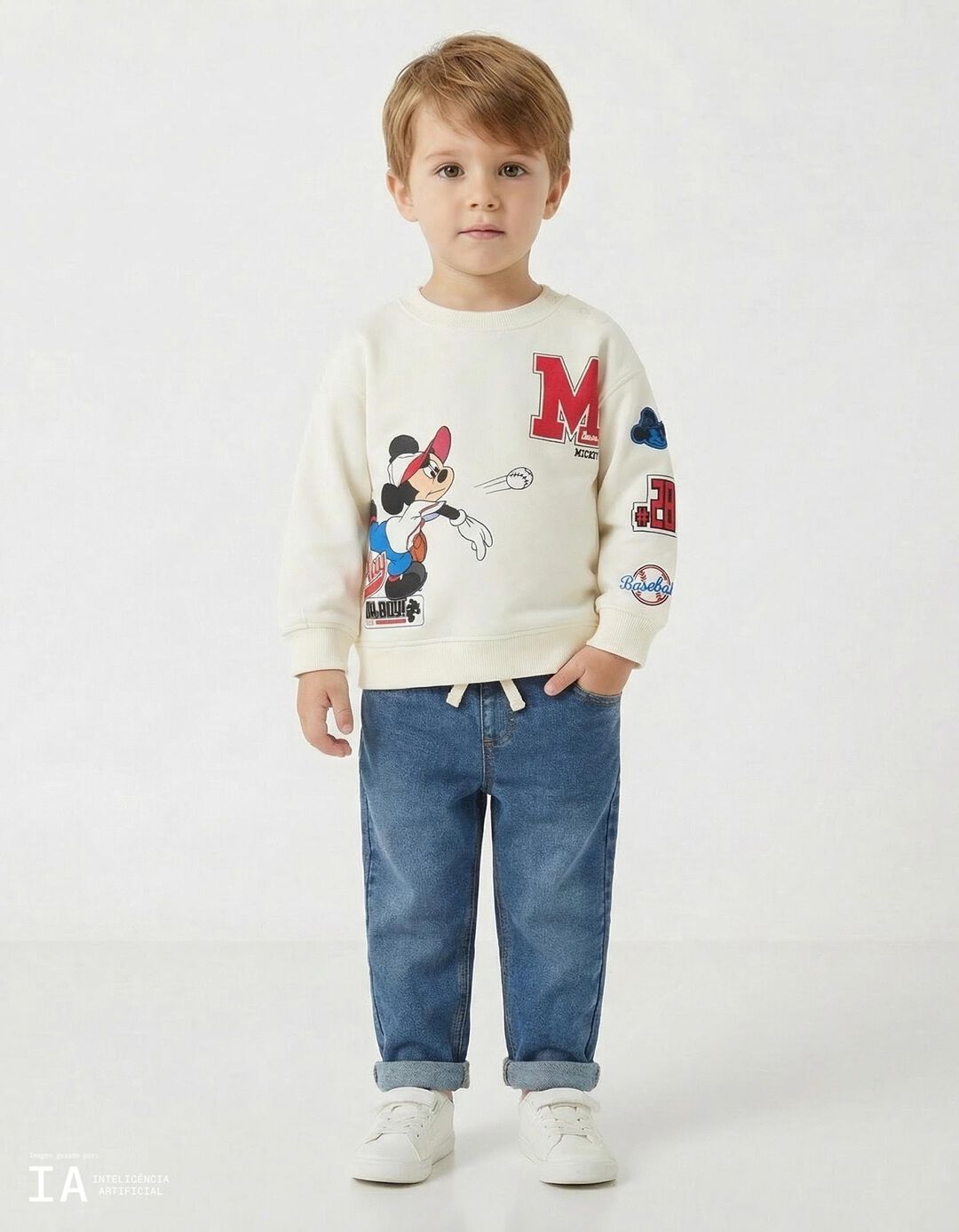 Sweatshirt 'Mickey' &copy;Disney, Menino, Branco