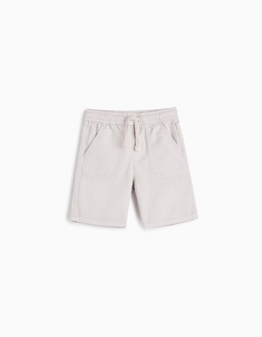 Comprar Online Calções, Menino, Cinzento Claro