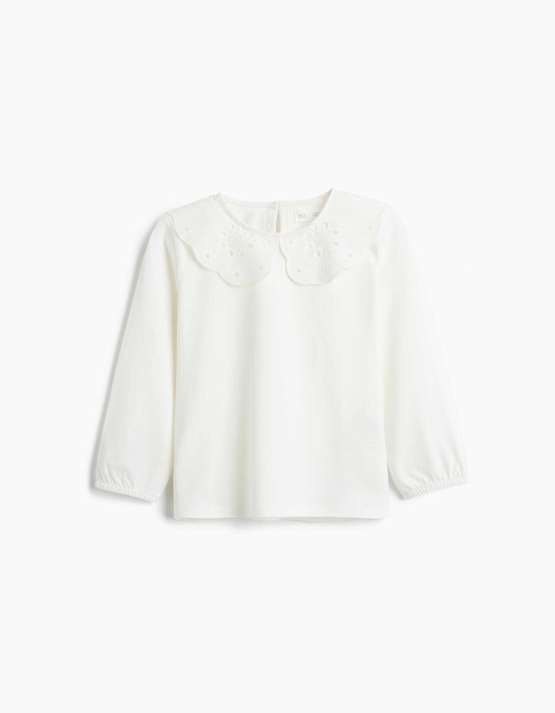 Comprar Online Camisa Com Folho, Menina, Branco