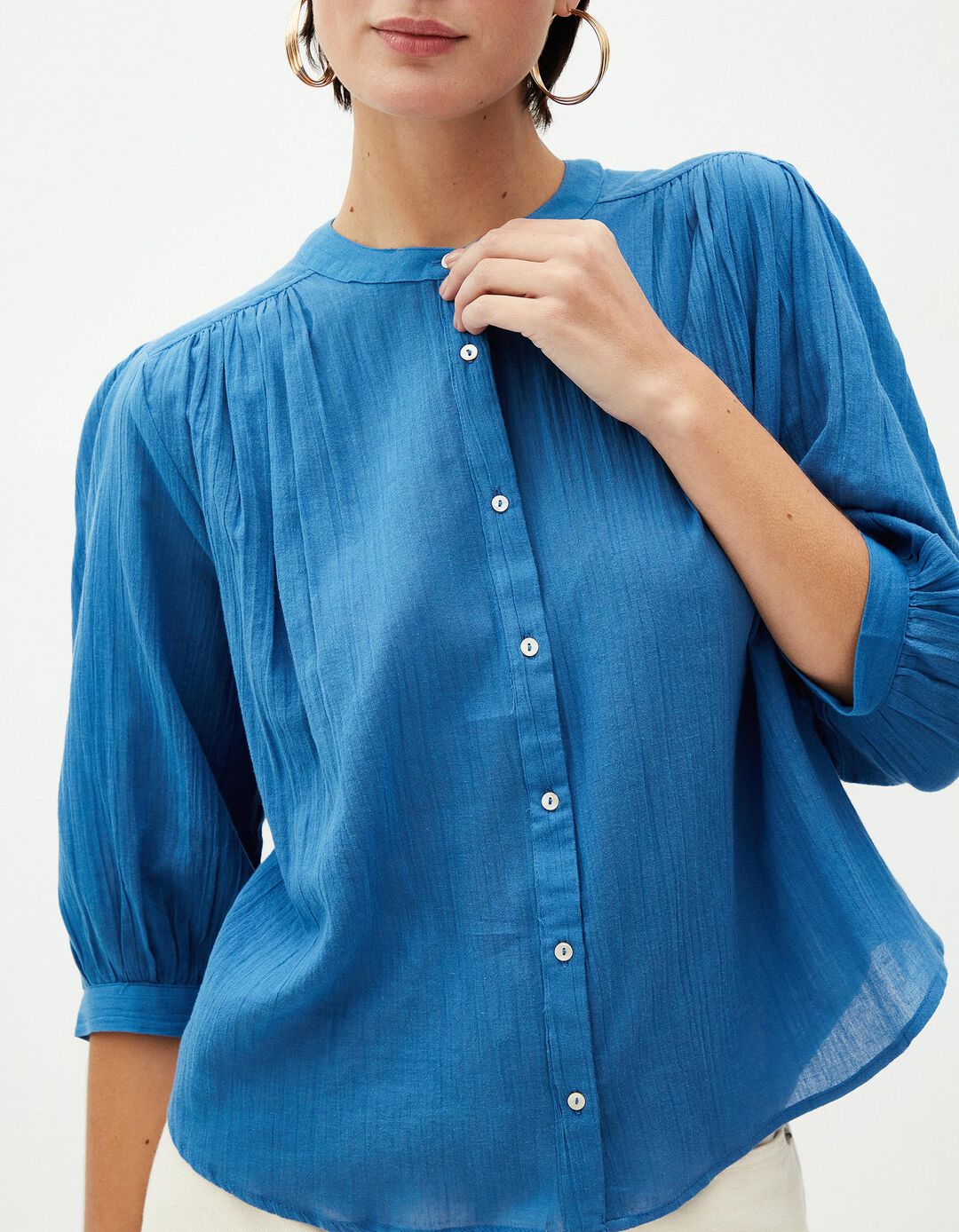 Blusa, Mulher, Azul