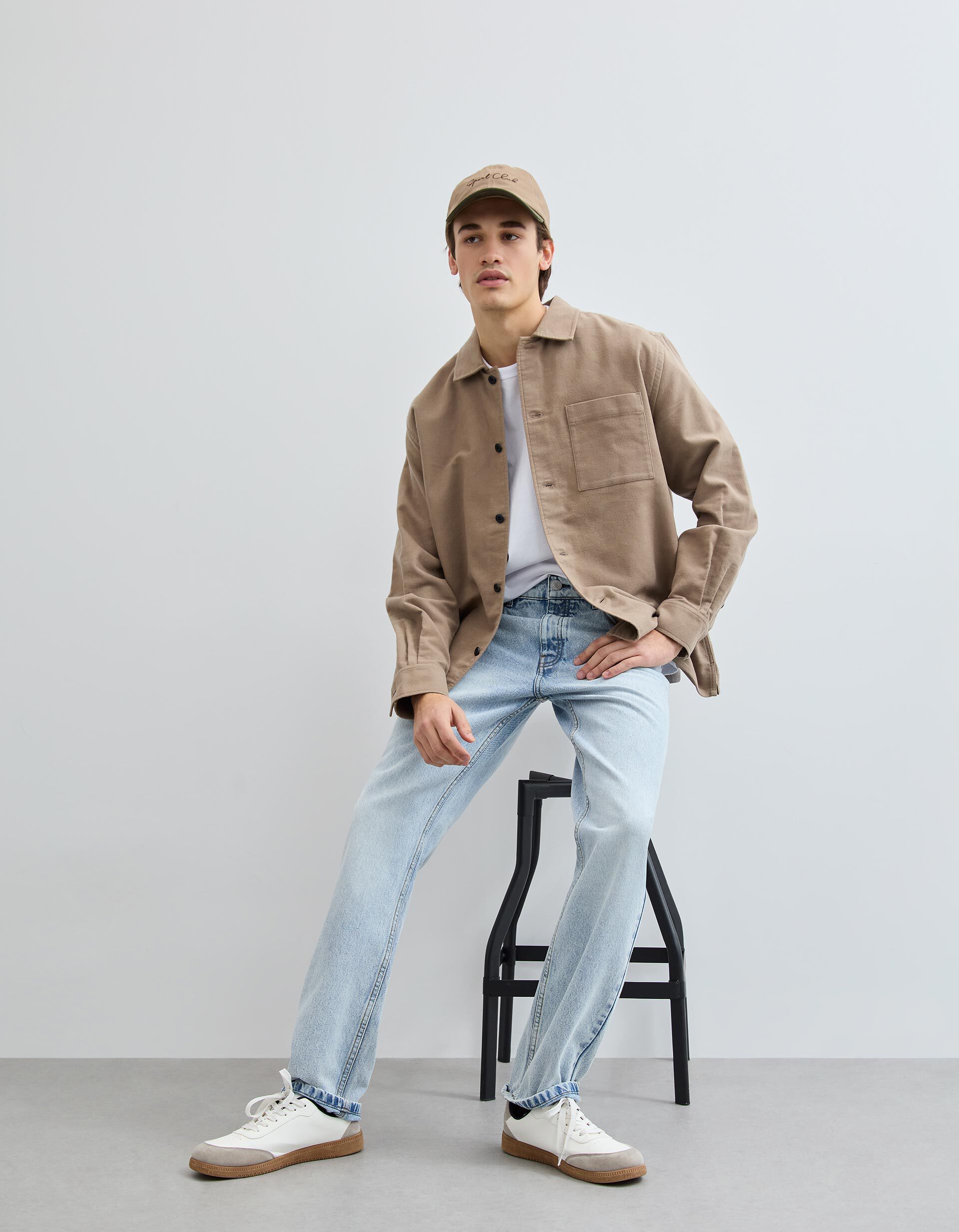 Comprar Online Cal&ccedil;as de Ganga 'Straight Fit', Homem, Azul Claro