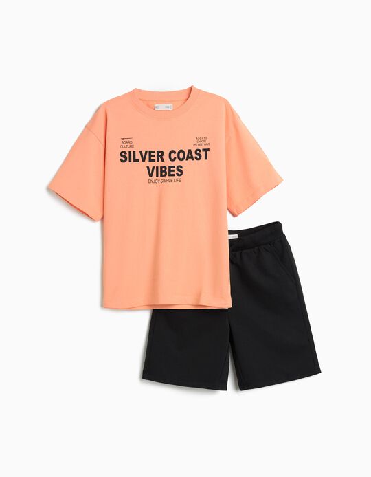 Comprar Online Conjunto T-shirt e Cal&ccedil;&otilde;es, Menino, Preto