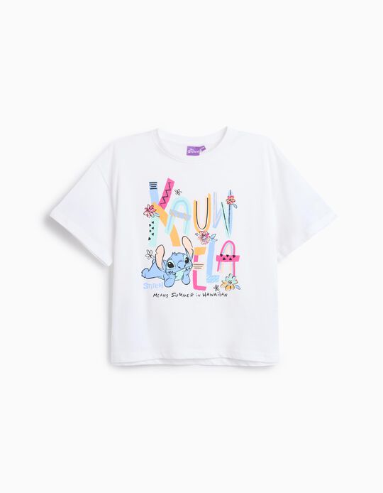 Comprar Online T-shirt 'Lilo e Stitch', Menina, Branco 